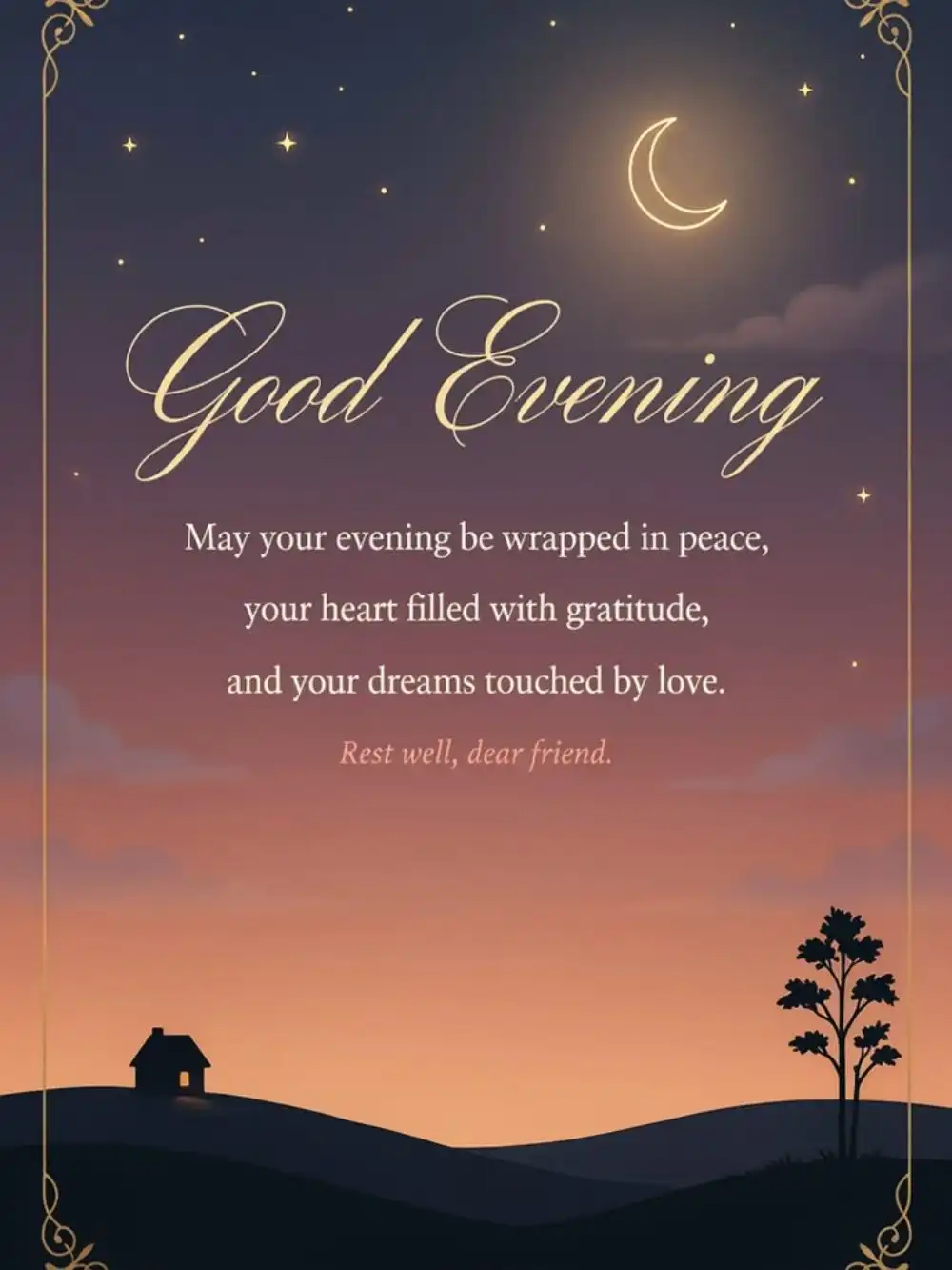 Beautiful Good Evening Blessings