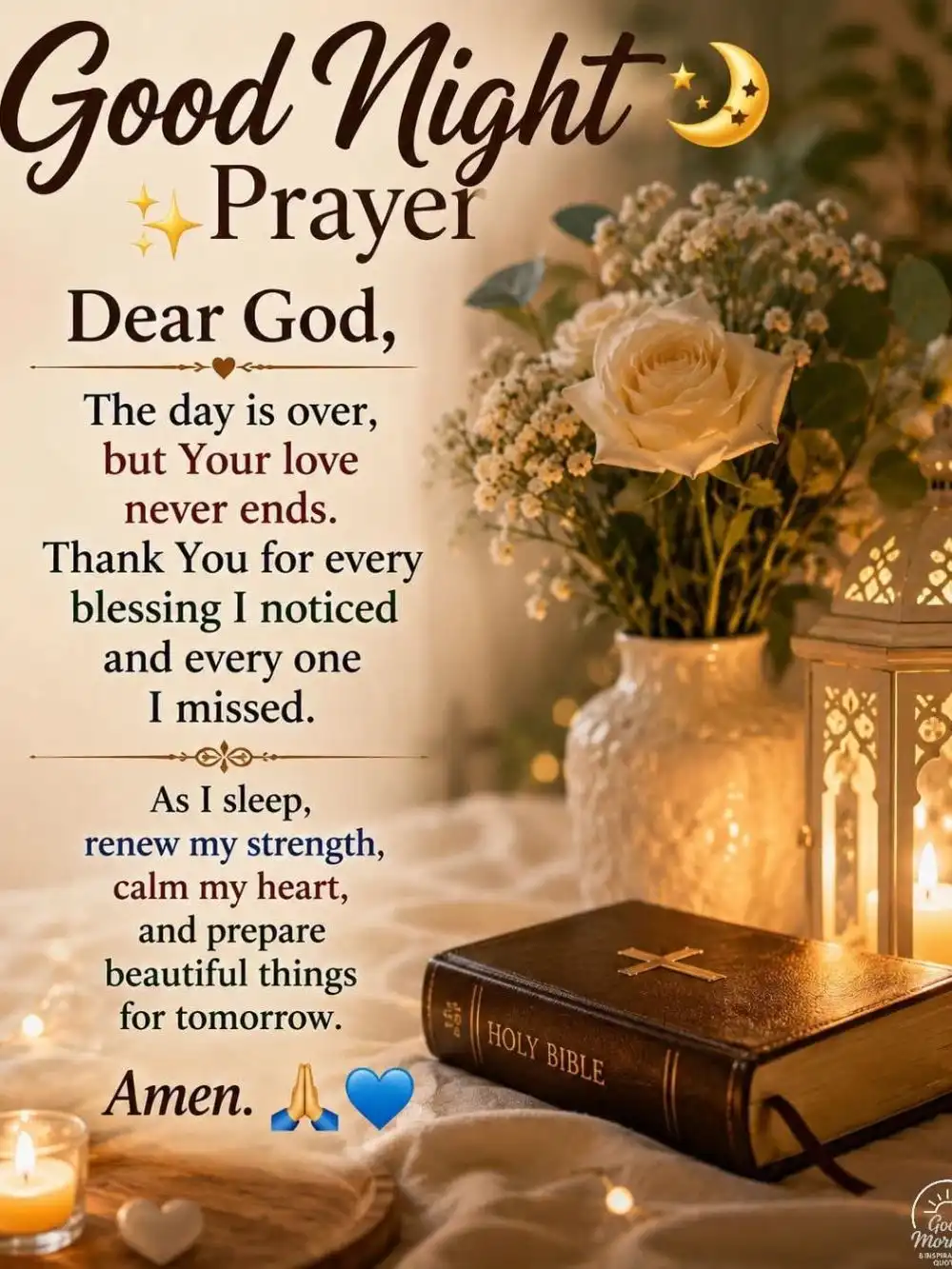 Beautiful Good Night Blessings