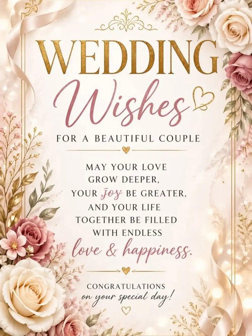 Beautiful Wedding Blessings