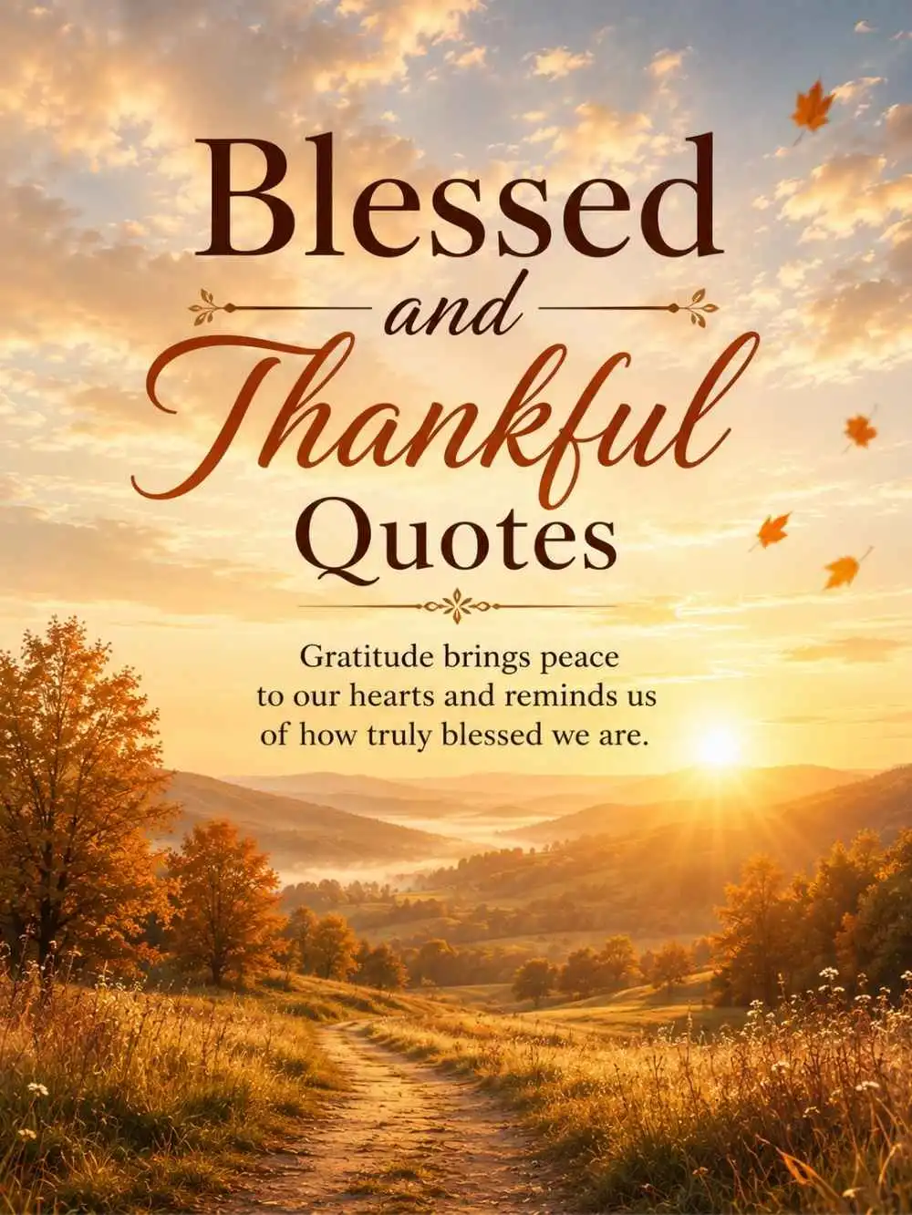 Blessed and Thankful Quotes
