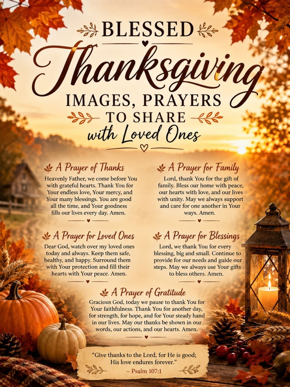 Blessed Thanksgiving Images