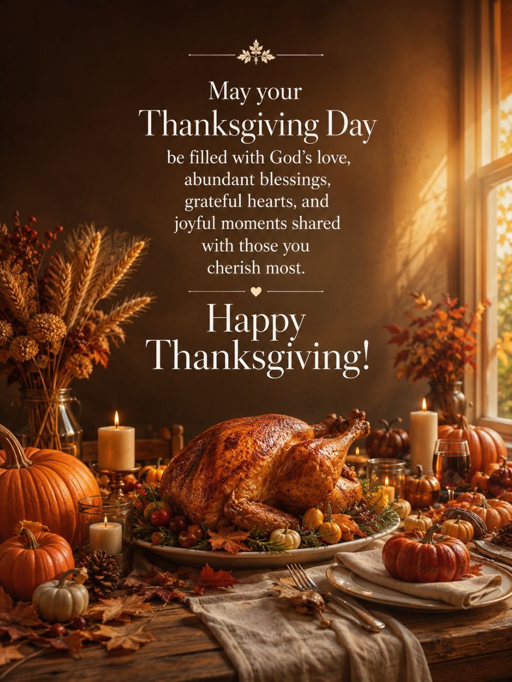 Blessings on Thanksgiving Day