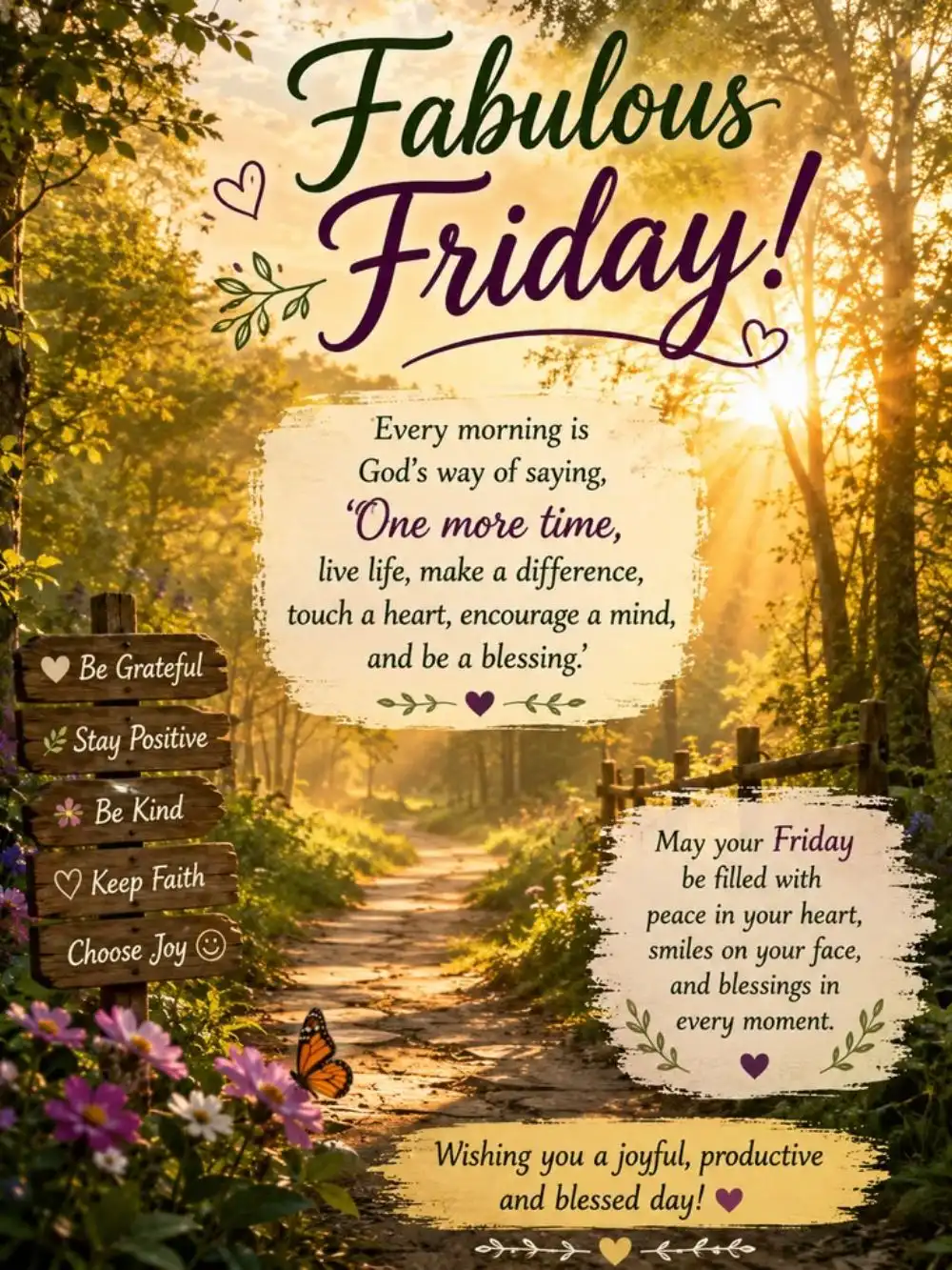Friday Blessings and Quotes