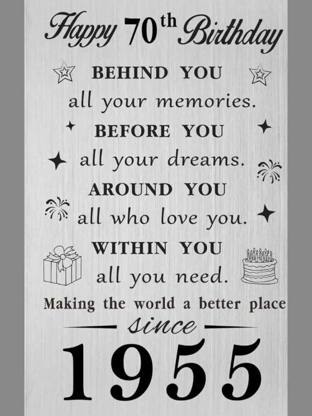 Funny 70th Birthday Quotes for Him