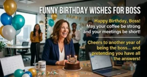 Funny Birthday Wishes for Boss