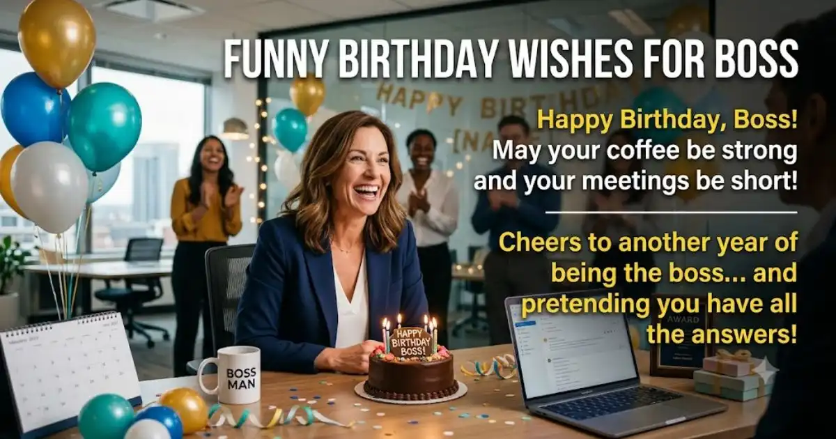 Funny Birthday Wishes for Boss