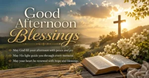 Good Afternoon Blessings