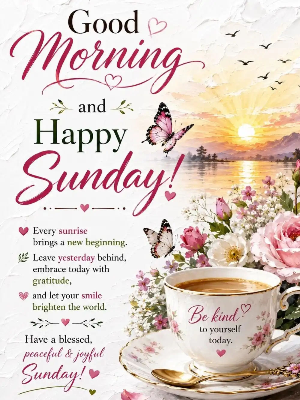 Good Morning and Good Sunday Wishes