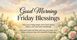 Good Morning Friday Blessings