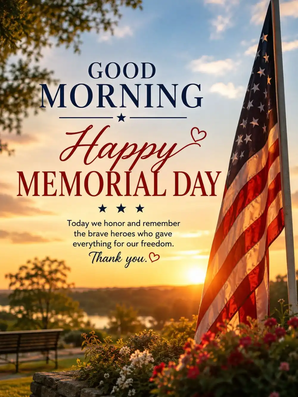 Good Morning Happy Memorial Day