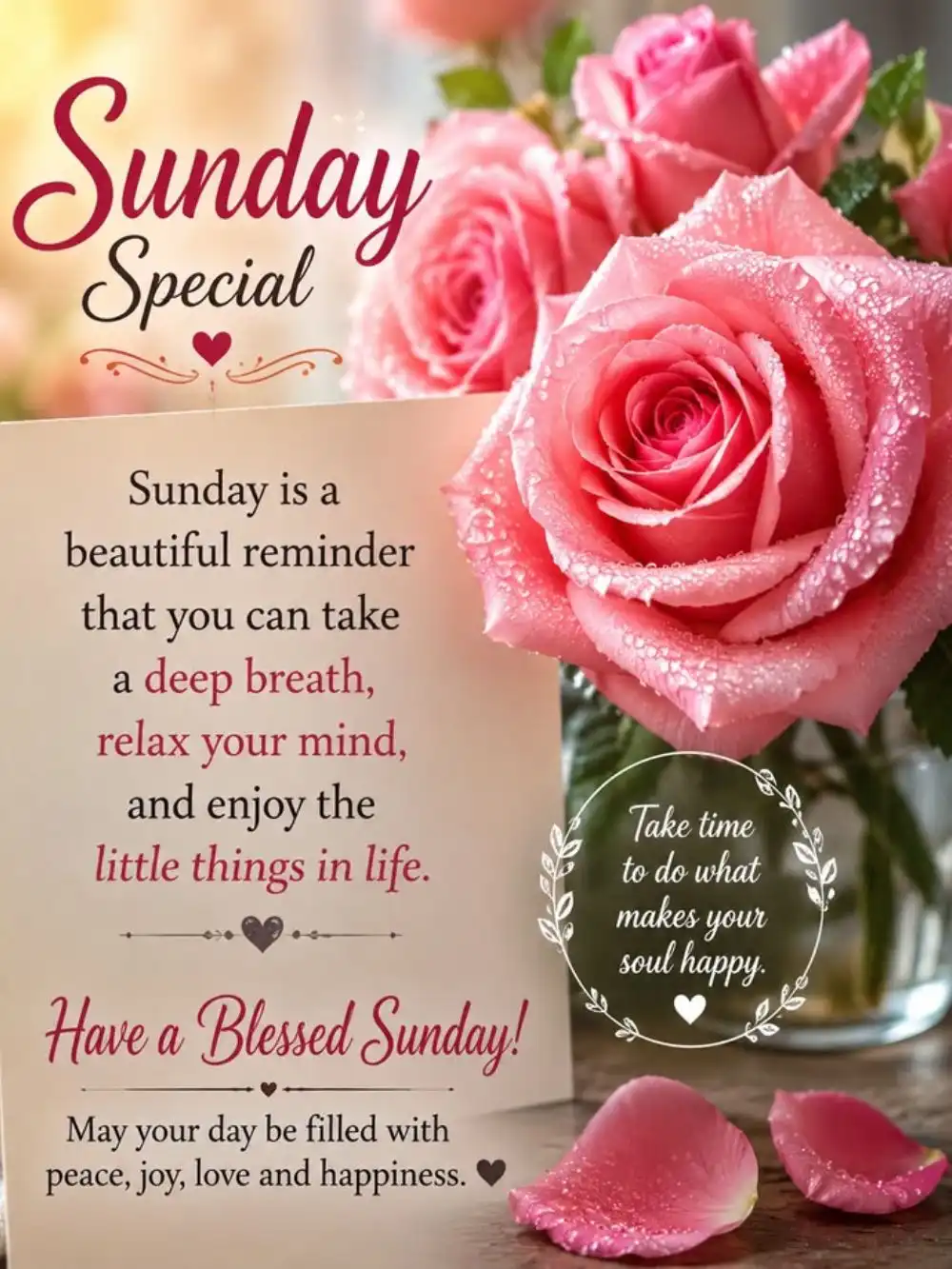 Happy and Blessed Sunday
