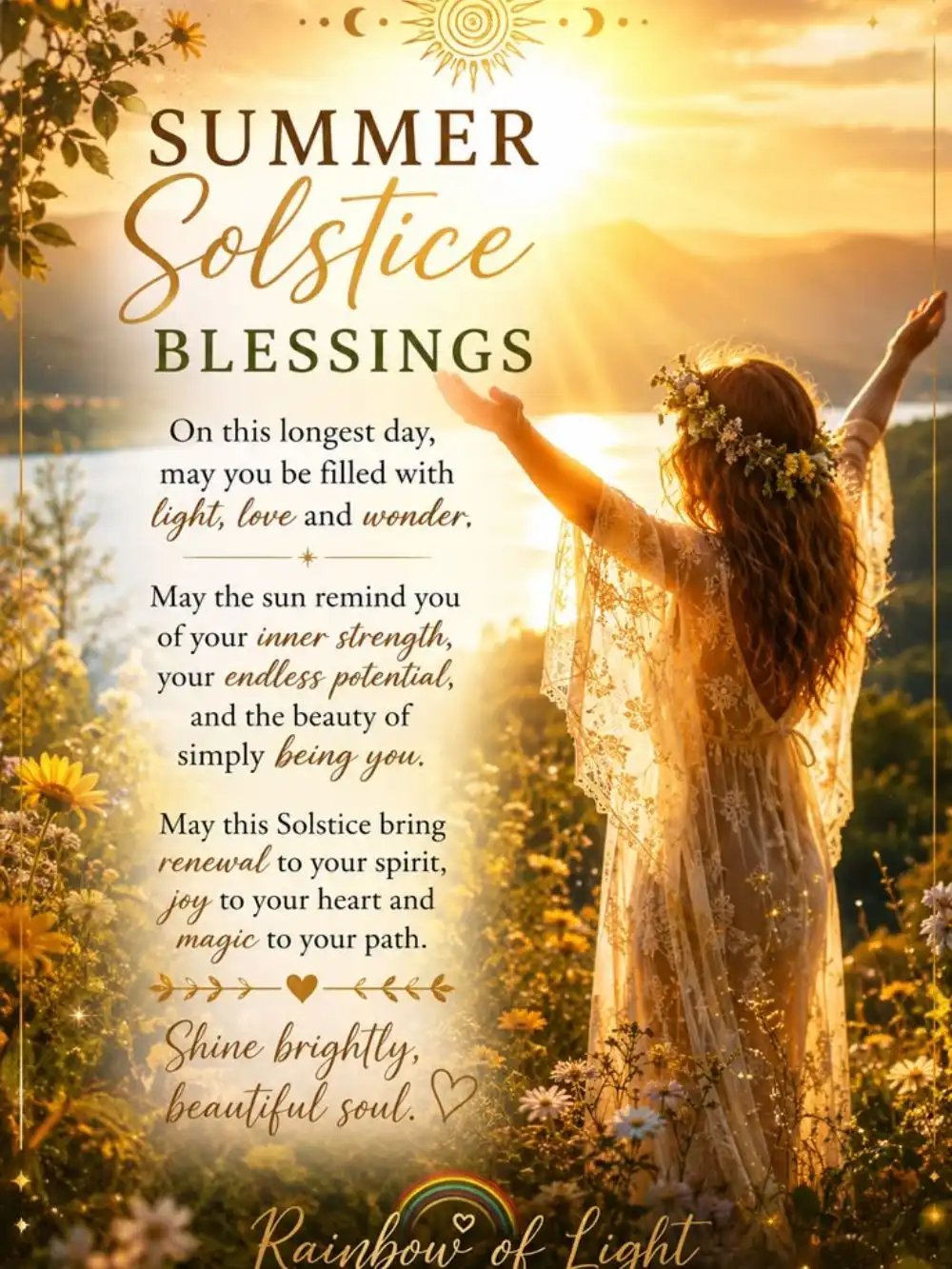 Happy Summer Solstice Blessings