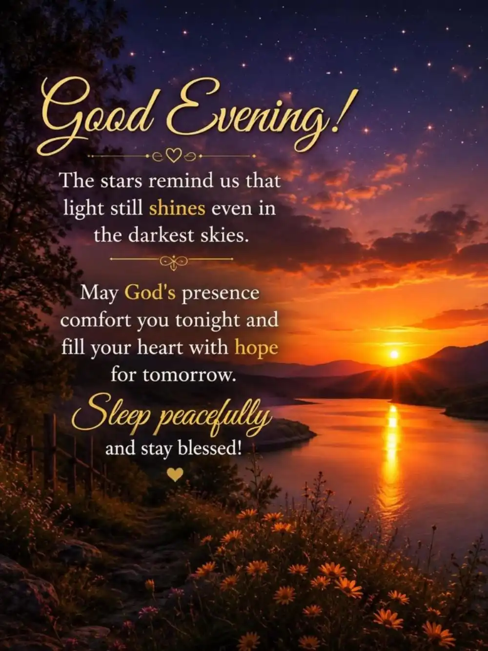 Heartfelt Good Evening Prayers 