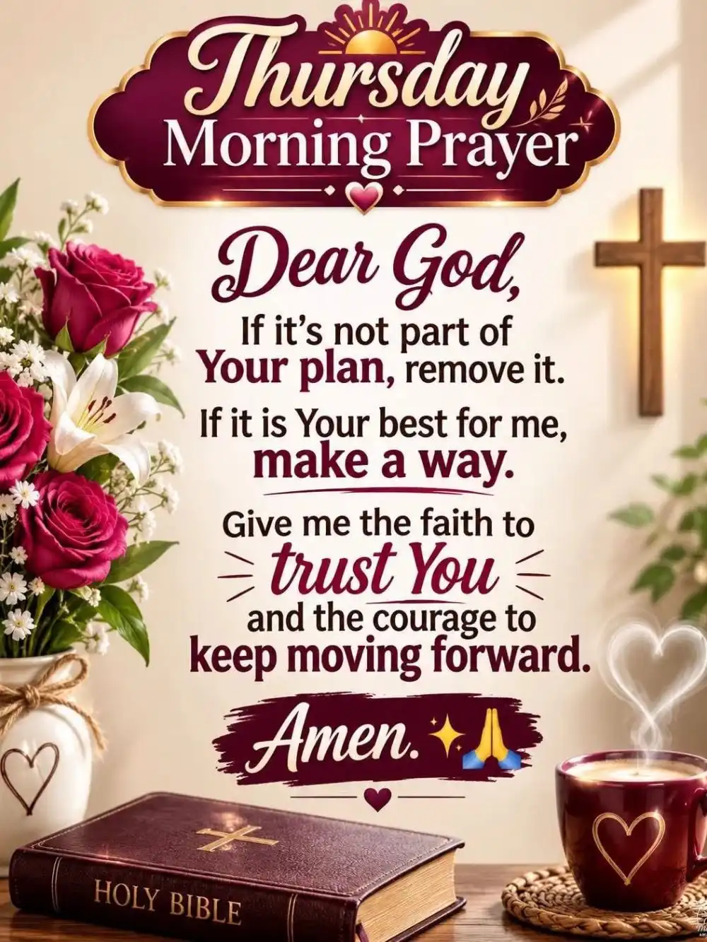 Inspirational Thursday Blessings and Prayers