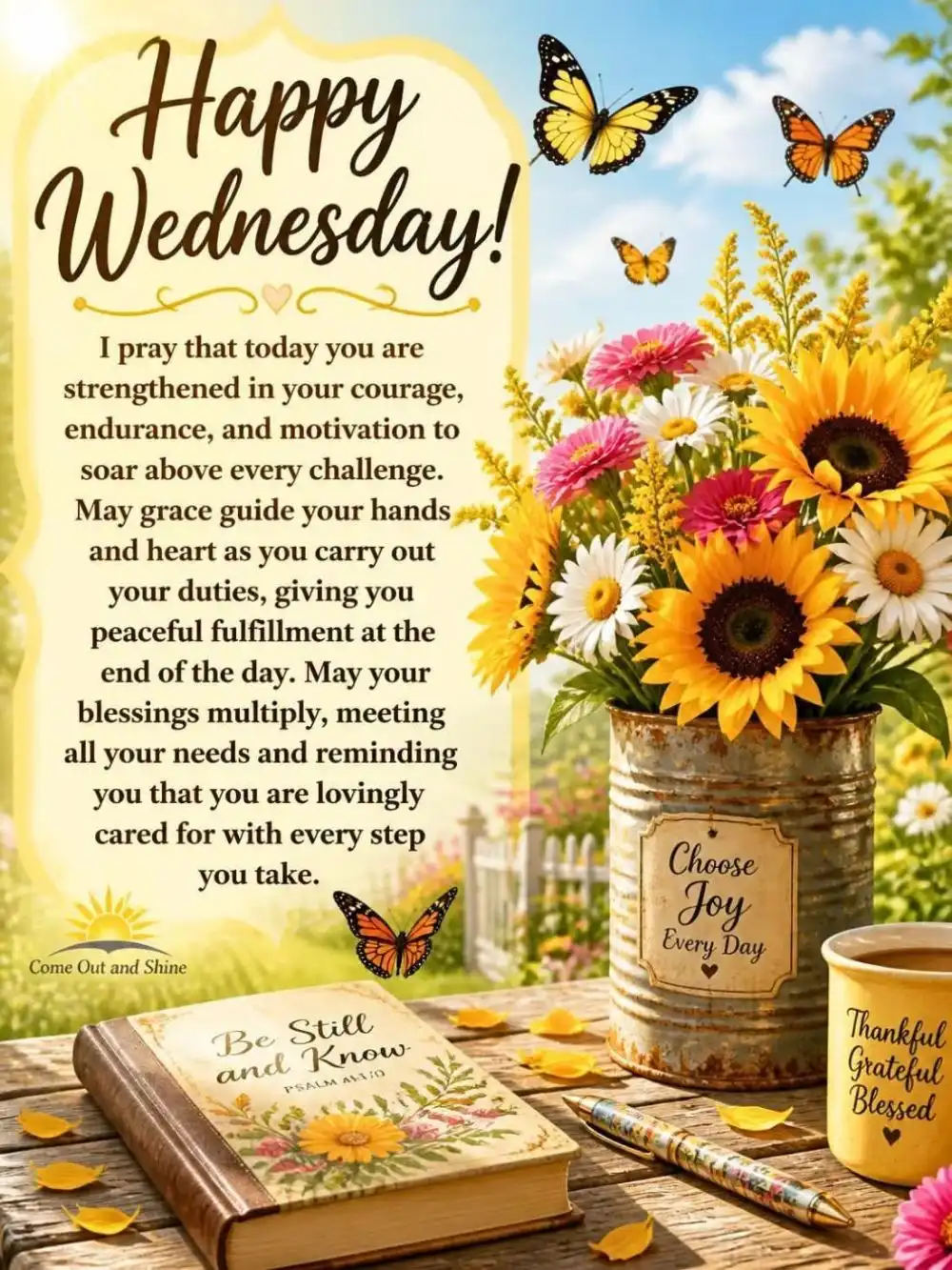 Inspiring Wednesday Blessing Quotes