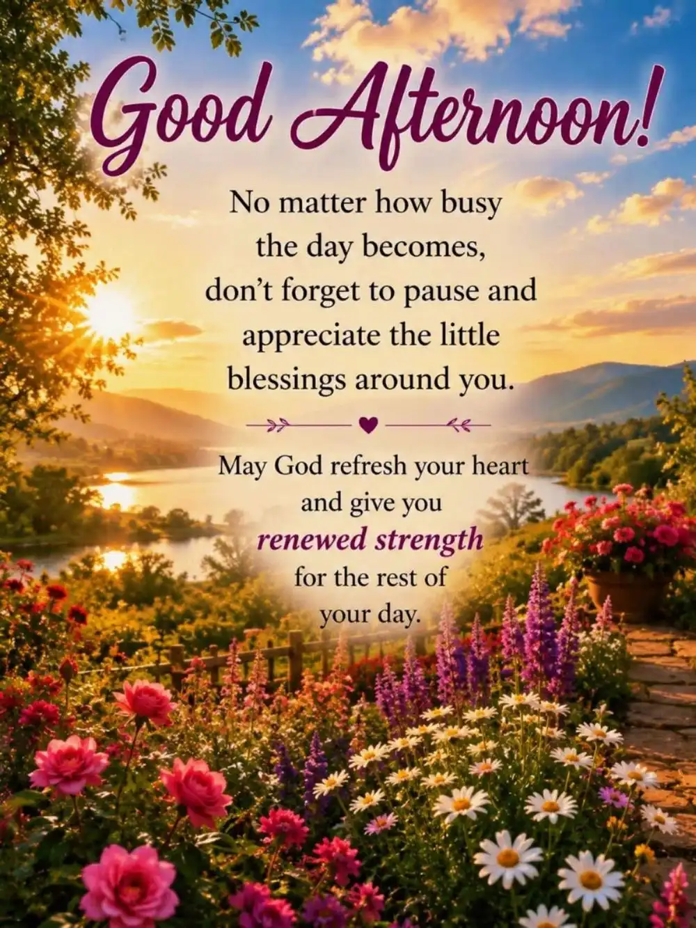 Prayer Good Afternoon 