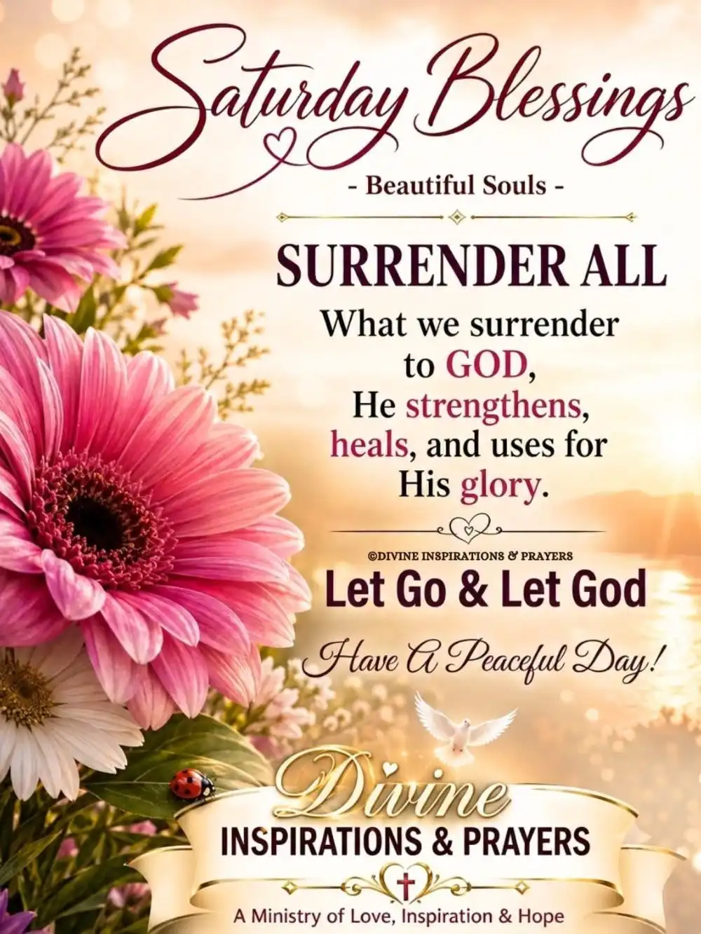 Saturday Blessings and Prayers