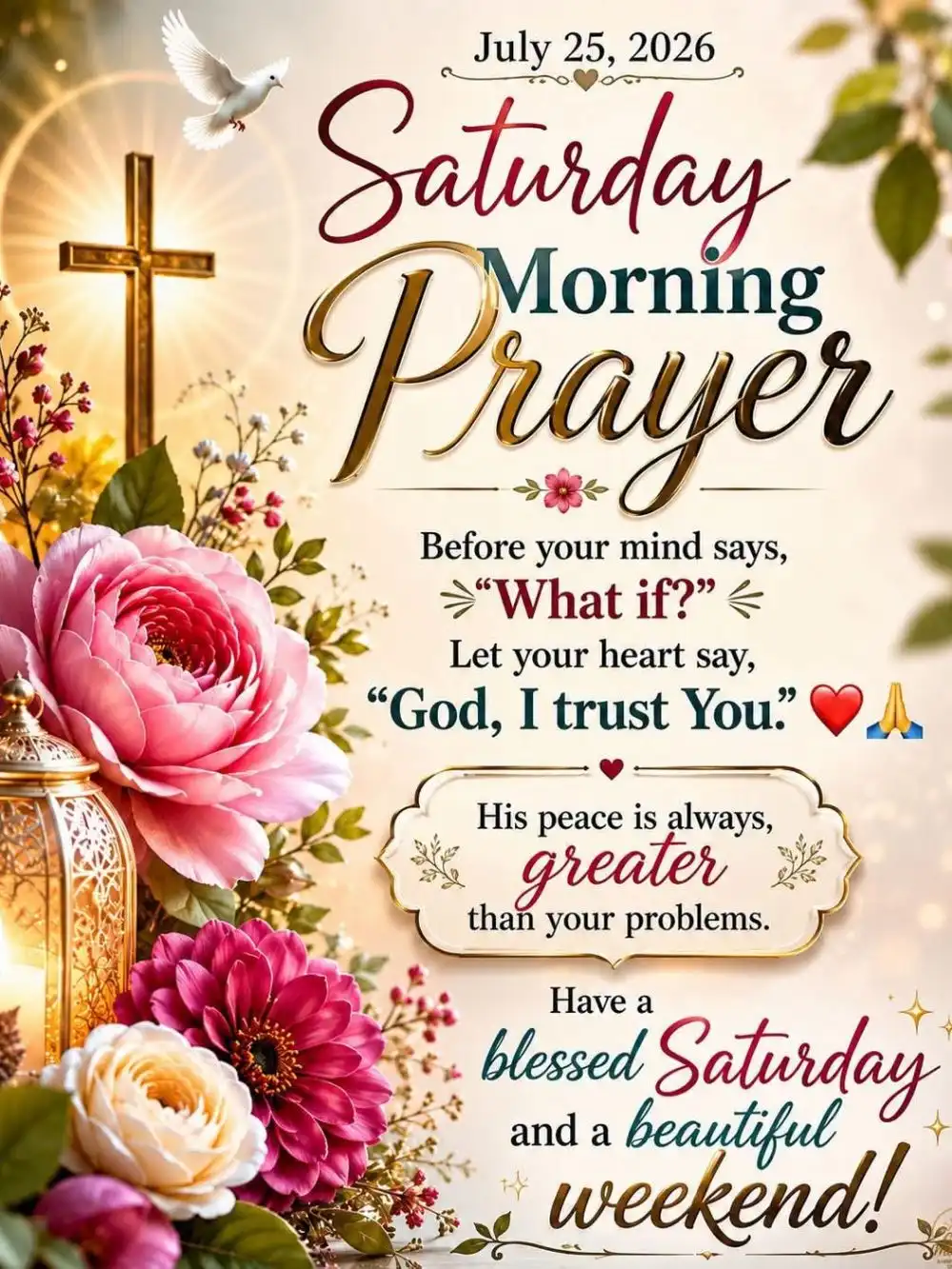 Saturday Blessings Images and Quotes