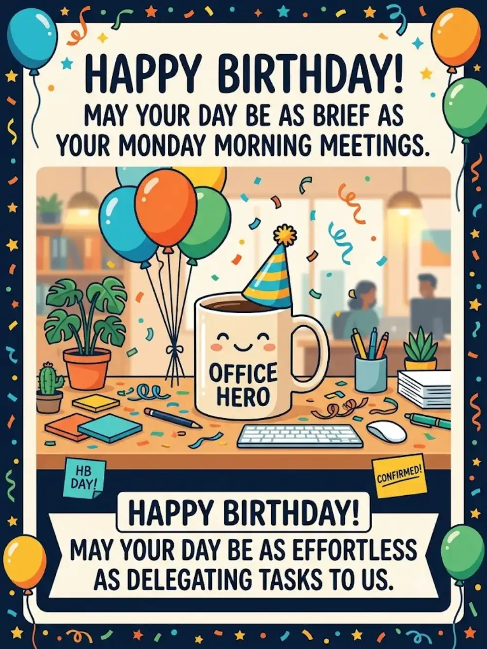 Short Funny Birthday Wishes for Boss