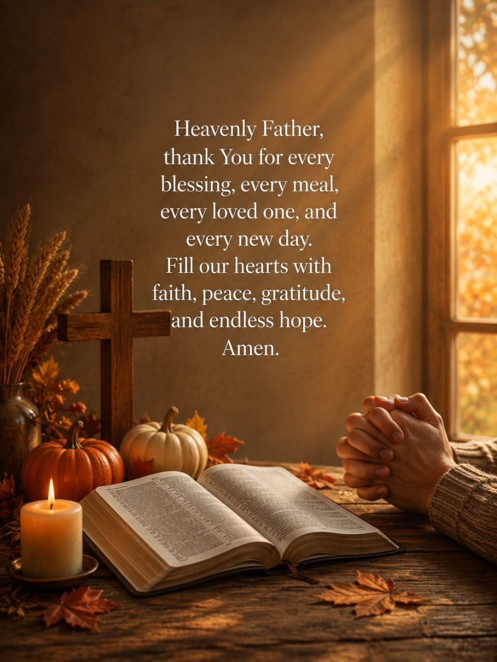 Short Thanksgiving Prayer