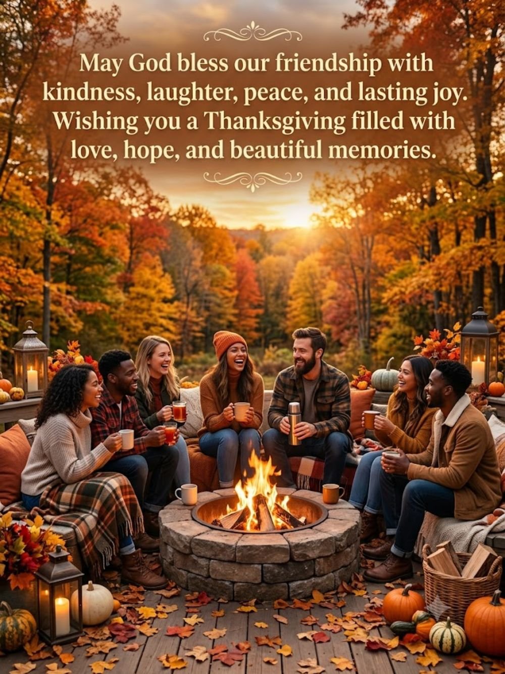 Thanksgiving blessings for friends