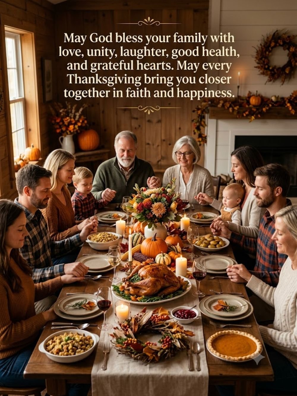 Thanksgiving family blessings