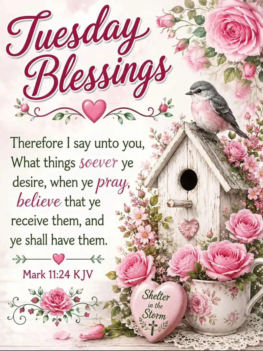 Heartfelt Good Morning Tuesday Blessings