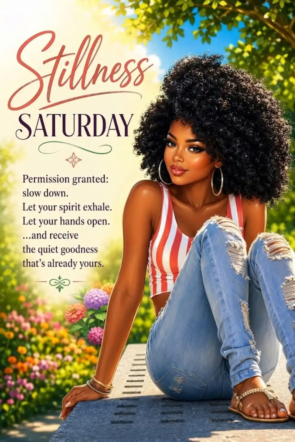 African American Saturday Blessings GIF