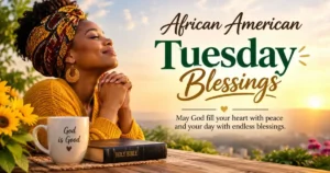 African American Tuesday Blessings